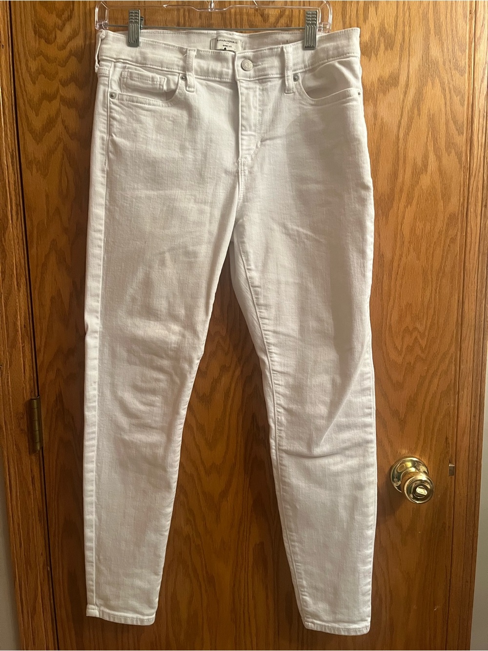 Banana Republic White Skinny Jeans